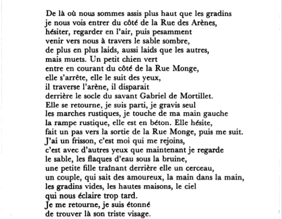 "Arene de Lutece" - Samuel Beckett