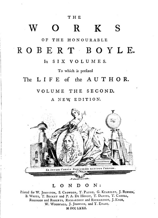 The Works of Sir Robert Boyle