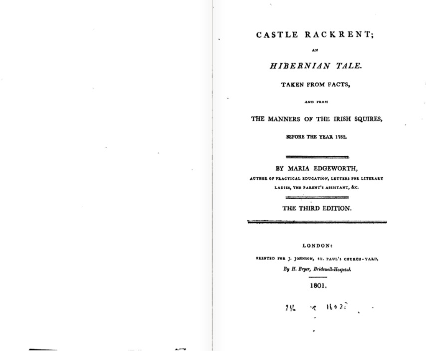 Rackrent (3rd Edn. 1801)