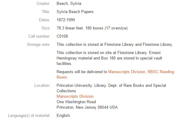 SB Collection (Princeton)