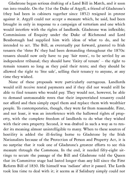 Michael Partridge, Gladstone (2003)