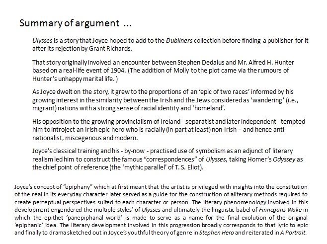 an encounter james joyce analysis