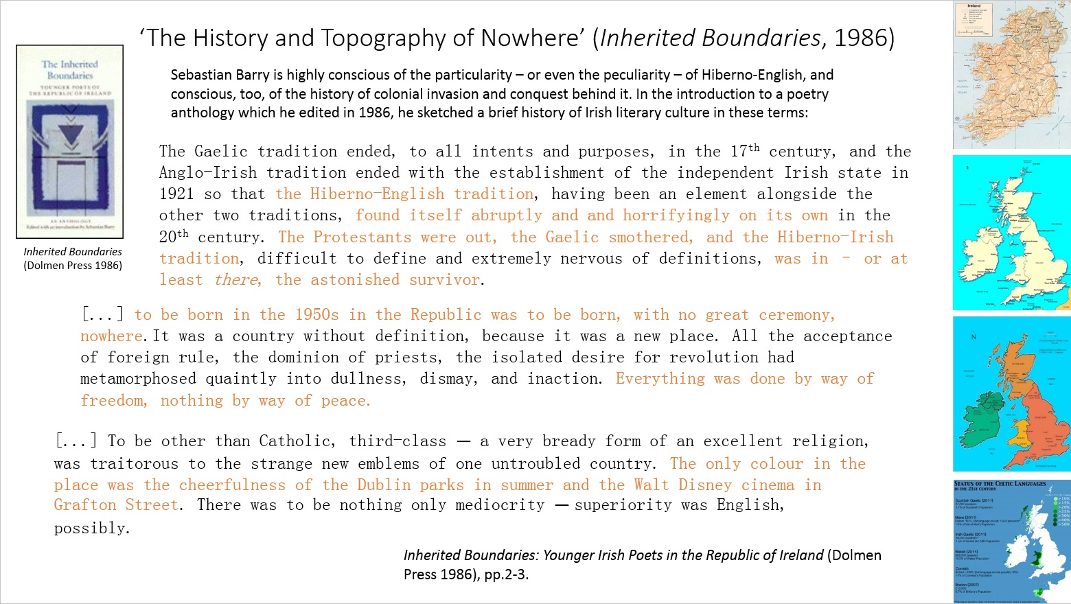 History and Topography